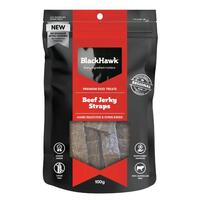 Black Hawk Beef Jerky Straps Natural Dog Treats 100g image