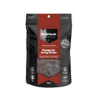 Black Hawk Kangaroo Jerky Sticks Natural Dog Treats 100g image