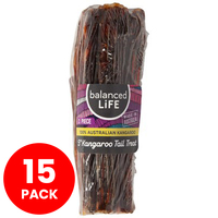 Balanced Life 5 Inch Kangaroo Tail Dog Chew Treat 15 Pack image