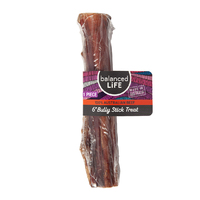 Balanced Life 6 Inch Bully Stick Dog Chew Treat 35 Pack image