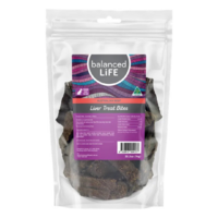 Balanced Life Australian Beef Liver Treat Bites Dog Treats 1kg image