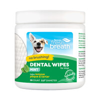 Tropiclean Fresh Breath Dental Wipes for Dogs 50 Pack image