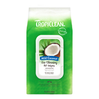 Tropiclean Ear Cleaning Deodorising Pet Wipes 50 Pack image