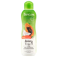 Tropiclean Papaya & Coconut Pet Shampoo & Conditioner 592ml image