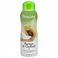 Tropiclean Papaya & Coconut Dog Grooming Shampoo 355ml image