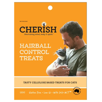 Cherish Hairball Control Cat Tasty Chew Treats 120g image
