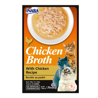 Inaba Chicken Broth with Chicken Recipe Wet Cat Food 6 x 50g image