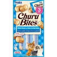 Inaba Churu Bites Cat Treat Tuna w/ Scallop 6 x 30g image