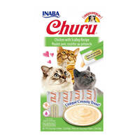 Inaba Churu Creamy Cat Treat Chicken w/ Scallop Recipe 6 x 56g image