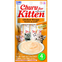 Inaba Churu Puree Kitten Under Age 1 Creamy Treat Chicken Recipe 6 x 56g image