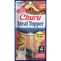 Inaba Adult Churu Complete & Balanced Cat Meal Topper Chicken 6 x 56g image