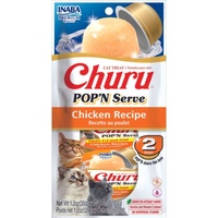 Inaba Churu Pop N Serve Lickable Cat Treats Chicken Recipe 4 x 70g image