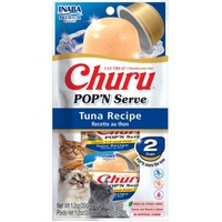 Inaba Churu Pop N Serve Lickable Cat Treats Tuna Recipe 4 x 70g image