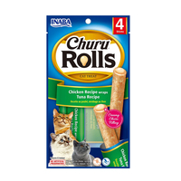 Inaba Churu Rolls Cat Treat Tuna Recipe 6 x 40g image