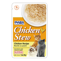 Inaba Chicken Stew Chicken Recipe Natural Wet Cat Food 6 x 40g image
