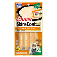 Inaba Churu Skin & Coat Cat Treat Chicken Recipe 6 x 56g image