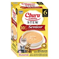 Inaba Senior 10+ Churu Entree Stew Wet Cat Food Chicken with Tuna 6 x 50g image