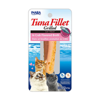 Inaba Tuna Fillet Grilled Cat Treat in Crab Flavored Broth 6 x 15g image