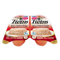 Inaba Twins Grain Free Pet Cat Food Tuna & Chicken Recipe 70g x 6 image