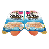 Inaba Twins Grain Free Pet Cat Food Tuna & Chicken w/ Scallop 70g x 6 image