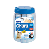 Inaba Churu Puree Vet Diet Cat Treats Tuna & Chicken Recipe Tub 50 Pack image