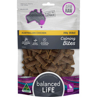 Balanced Life Air Dried Raw Calming Bites Dog Treat Australian Chicken 250g image