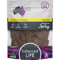 Balanced Life Air Dried Raw Kangaroo Jerky Dog Treat Australian Kangaroo 700g image