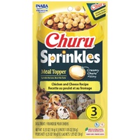 Inaba Churu Sprinkles Meal Topper Dog Treats Chicken & Cheese 6 x 30g image