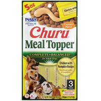 Inaba Adult Churu Complete & Balanced Dog Meal Topper Chicken w/ Pumpkin 6 x 144g image