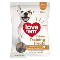 Love Em Dog Food Chicken Training Mini Treats 5 x 200g image