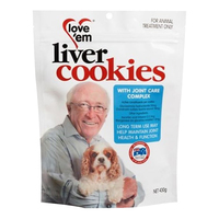 Love Em Liver Cookies Joint Care Complex Dog Treats 430g image