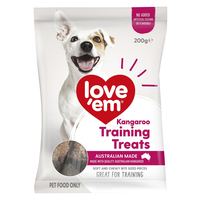Love Em Dog Food Kangaroo Training Mini Treats 5 x 200g image