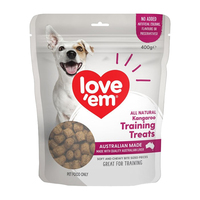 Love Em Kangaroo All Natural Dog Training Treats 400g image