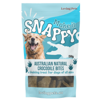 Loving Pets Make It Snappy Australian Natural Crocodile Bites Dog Treats 150g image