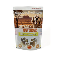 Loving Pets Outback Naturals Chicken Wing Tips Natural Dog Treats 100g image