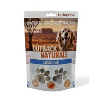 Loving Pets Outback Naturals Little Fish Natural Dog Treats 80g image