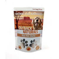Loving Pets Outback Naturals Roo Rib Sticks Dog Training Treats 100g image