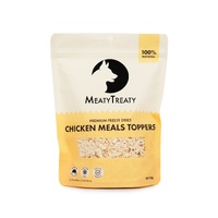 Meaty Treaty Freeze Dried Chicken Meals Toppers for Dogs & Cats 80g image