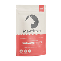 Meaty Treaty Premium Freeze Dried Cats & Dogs Treat Salmon Fillet 80g image