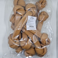 Pet-Rite Tasty Chew Bone Pet Dog Chew Treats Peanut Butter 10 Pieces 10" image