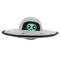 Tuffy Alien UFO Interactive Play Pet Dog Squeaker Toy 25 x 10cm image