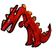 Tuffy Dinosaurs Destructosaurus Plush Dog Squeaker Toy image