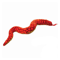 Tuffy Desert Crasture Series Scarlet The Red Snake Dog Squeaker Toy image