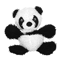 Tuffy Mighty Toy Microfiber Ball Panda Dog Squeaker Toy image