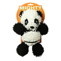 Tuffy Mighty Microfibre Ball Panda Plush Dog Squeaker Toy Medium image