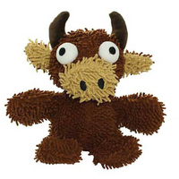 Tuffy Mighty Toy Microfiber Buck The Bull Dog Squeaker Toy Medium image