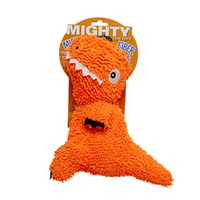 Tuffy Mighty Microfibre Ball T-Rex Plush Dog Squeaker Toy Medium image