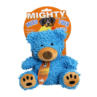 Tuffy Mighty Microfibre Ball Bear Plush Dog Squeaker Toy Medium image