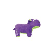 Tuffy Mighty Toy Safari Series Jr Herb The Hippo Plush Dog Toy Purple image