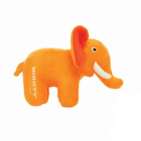 Tuffy Mighty Toy Safari Series Jr Ellie The Elephant Plush Dog Toy Orange image